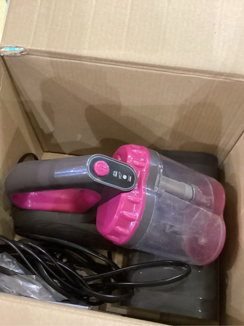 Condition photo showing As Is for Mattress Vacuum Cleaner, 17Kpa 650W Bed Vacuum Cleaner, 273nm UV-C Light & Ultrasonic 145°F Heating, 80000 RPM/Min Brushroll Rotation, Wide Suction Port for Pillows Cribs Sofa, Black Corded