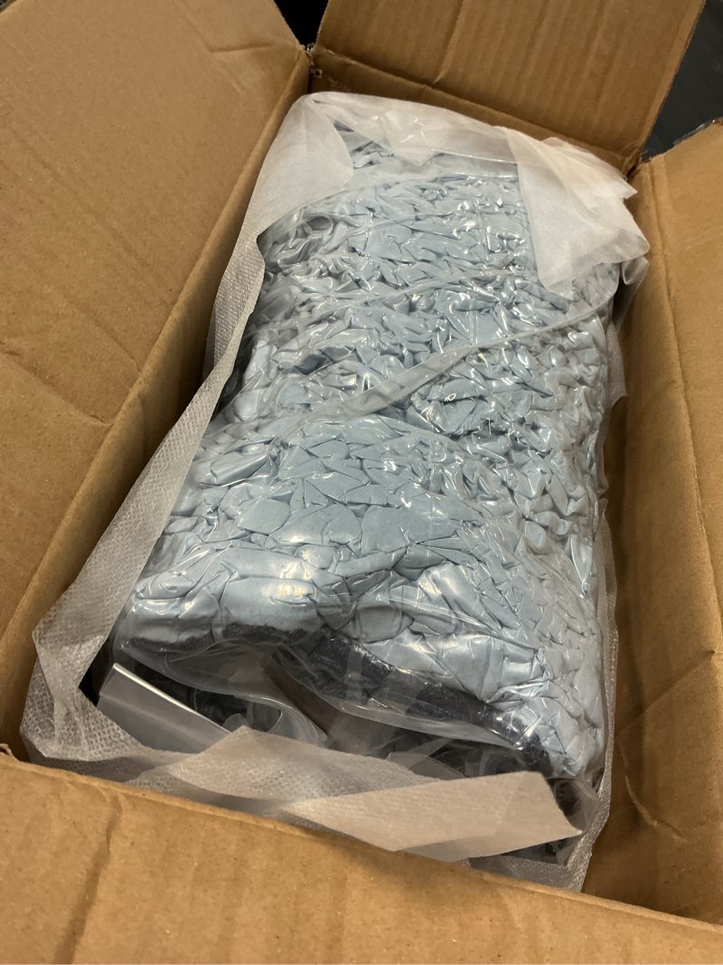 Condition photo showing New/Like New for bedsure supportmax™ xl plus orthopedic dog beds large sized dog - extra thick supportive dogs couch with waterproof washable cover, jumbo pet sofa with soft sherpa and nonskid bottom, blue, 48" 48"l x 35"w x 10"th navy