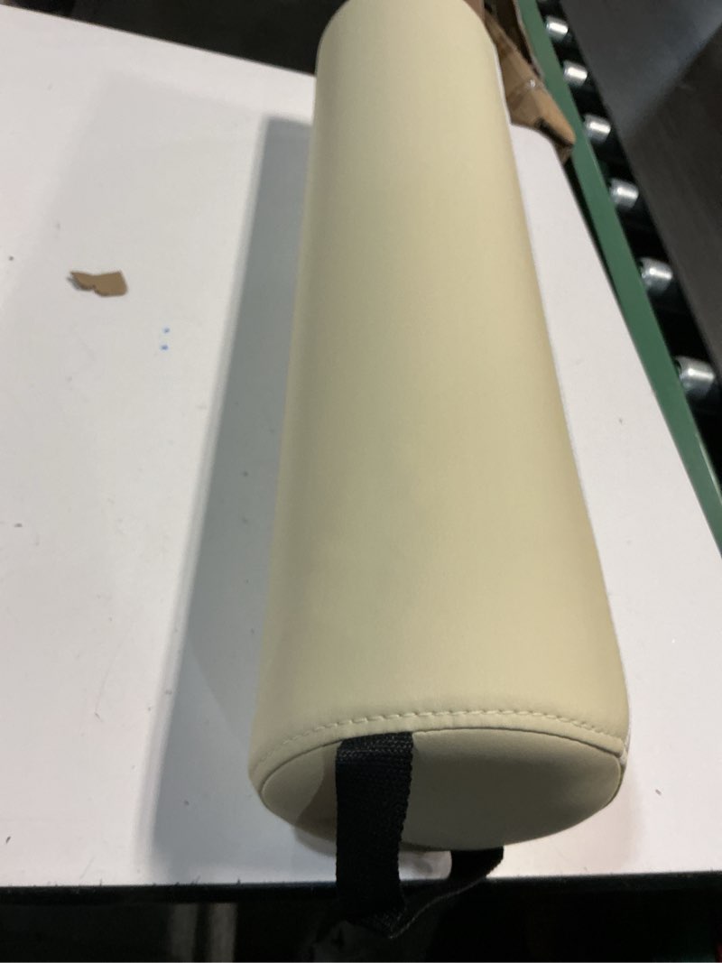 Condition photo showing Good Condition for ForPro Full Round Bolster Pillow, Crème, Oil and Stain-Resistant, for Massage and Yoga, 6” R x 26” L