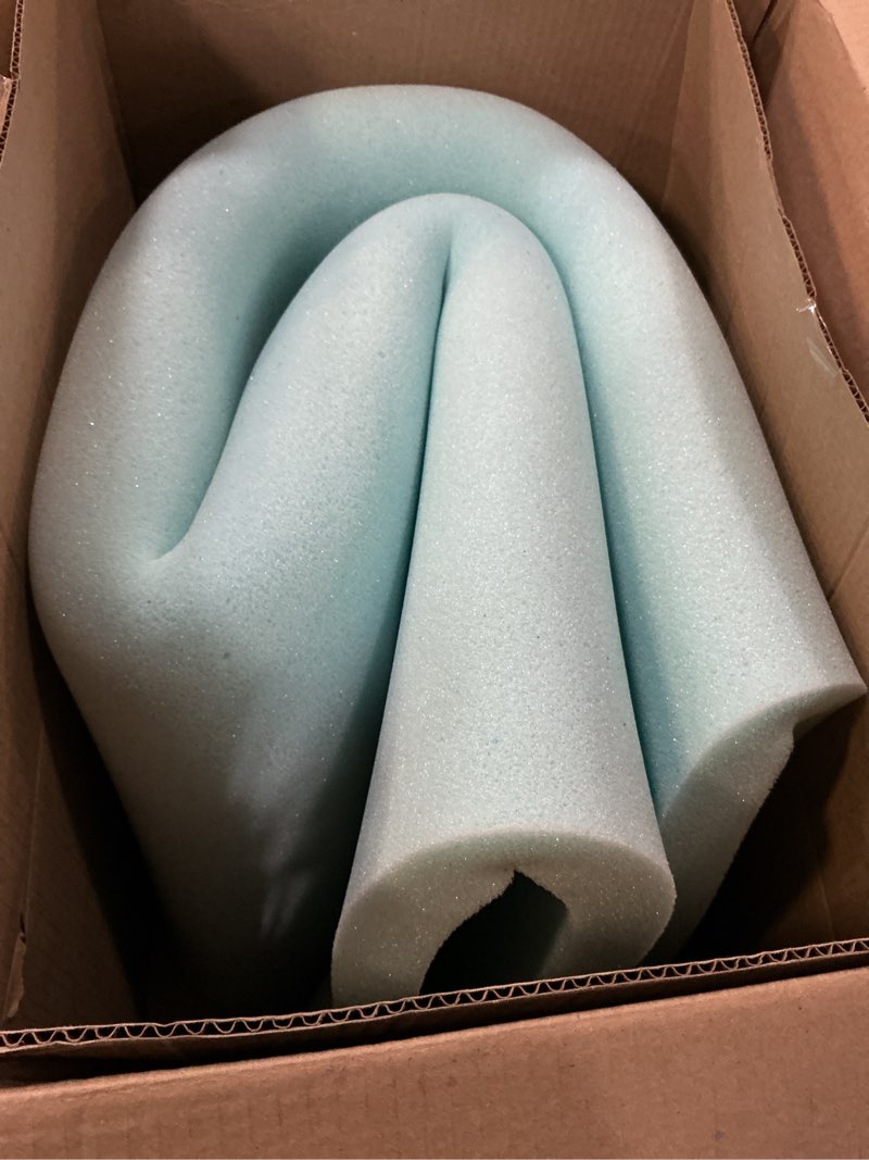 Condition photo showing Good Condition for valuxe king mattress topper 2 inch cooling gel memory foam, certipur-us certified topper & pad for back pain relief, soft breathable bedding with pressure relief (blue) king 2 inch