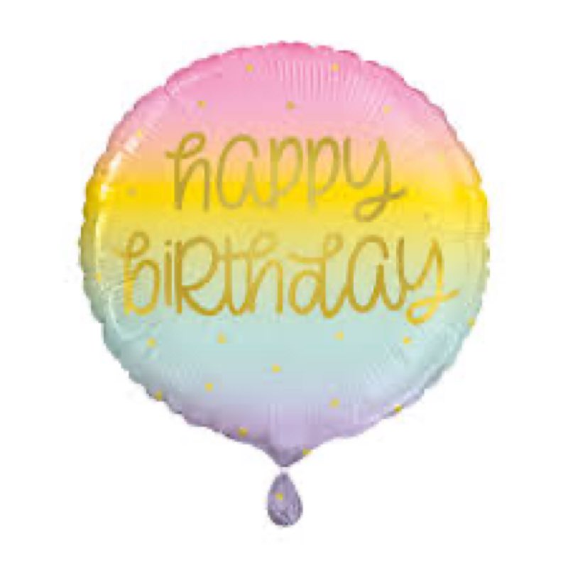 Happy birthday ballons-pack of 12