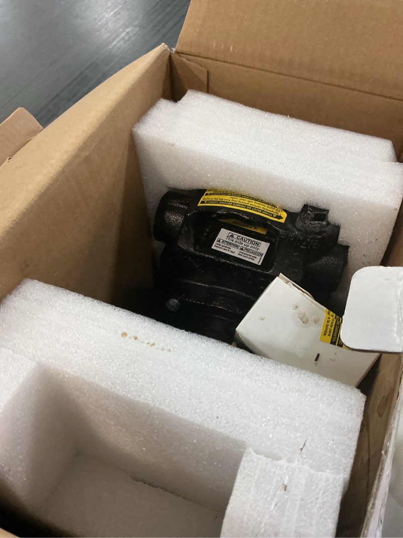 Condition photo showing As Is for utilitech 1/2-hp 25-gpm cast iron electric utility pump