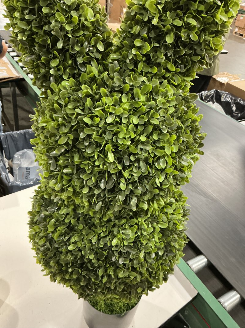 Condition photo showing Good Condition for my texas house 35” topiary easter bunny shrub tree