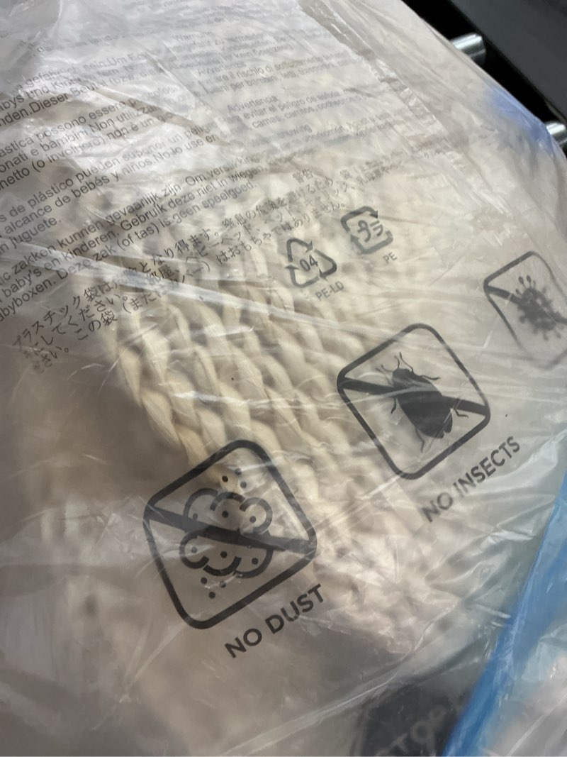 Condition photo showing Good Condition for Barydat 6 Pcs Floor Cushions Round Large Pillow Seating Meditation Floor Pillow Boho Natural Woven Seat Cushion Japanese Tatami Cushion for Yoga Room Balcony Chair Pad, 15.75 Inch