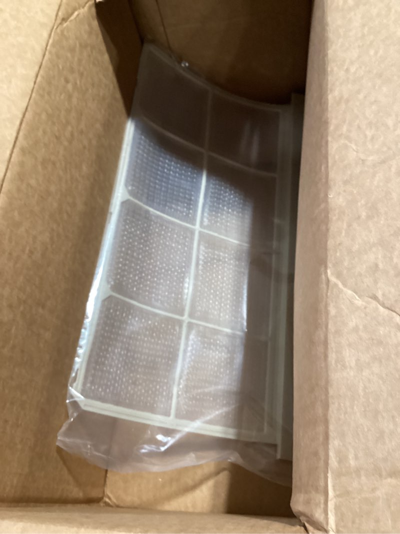 Condition photo showing As Is for air conditioner ac lower filter compatible with toshiba model numbers racpd1012crru, rac-pd1012crru, racpd1013cwru, rac-pd1013cwru