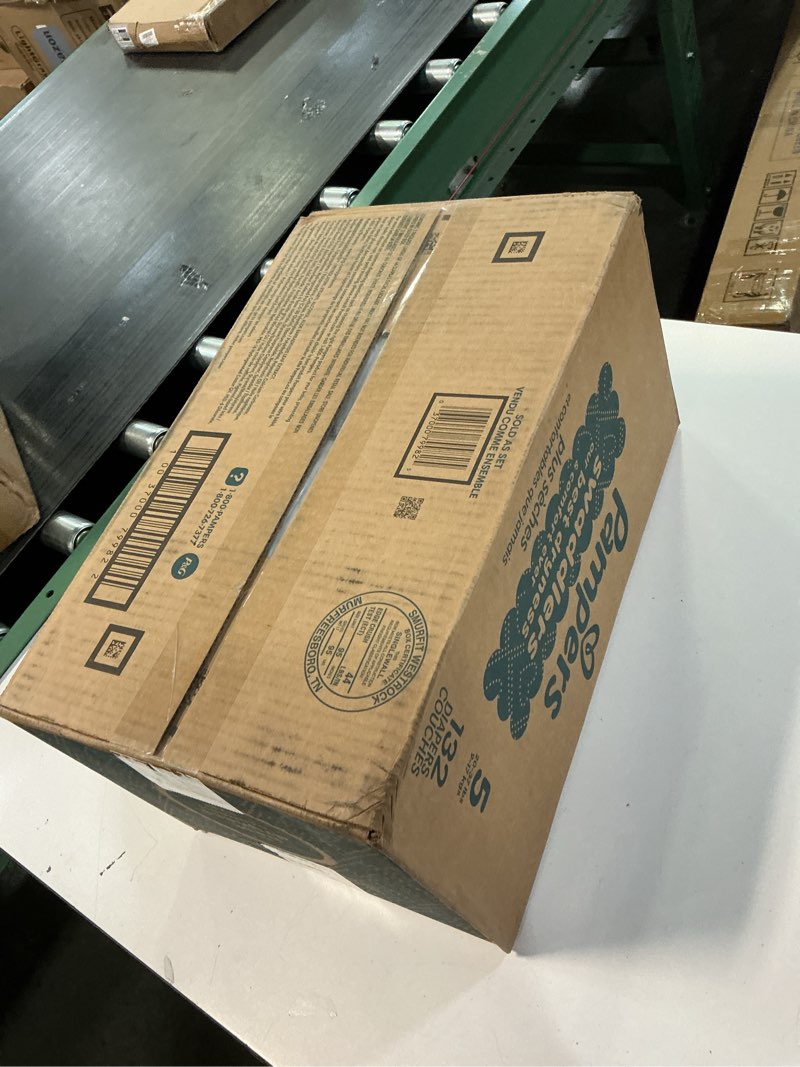 Condition photo showing New/Like New for Pampers Swaddlers Diapers, Size 5 (20-37 lbs), 132 Count, Absorbent, Keeps Baby Dry and Comfortable, Skin Safe Disposable Baby Diaper (Packaging May Vary) Size 5 132