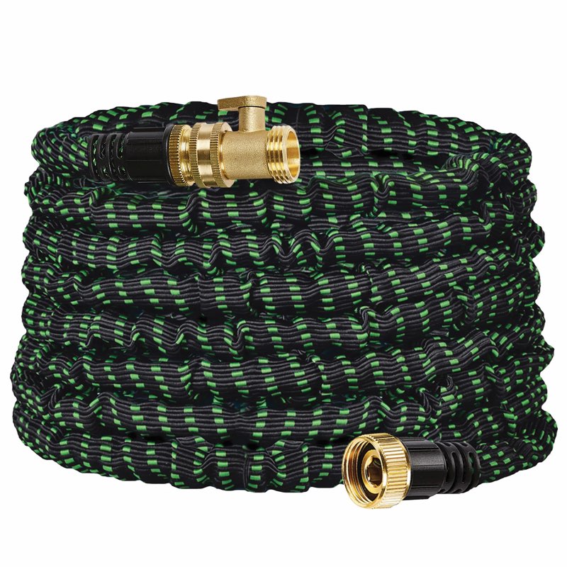 incomplete missing pieces. unknown size. flex-able hose xtreme 1-kink free woven green hos