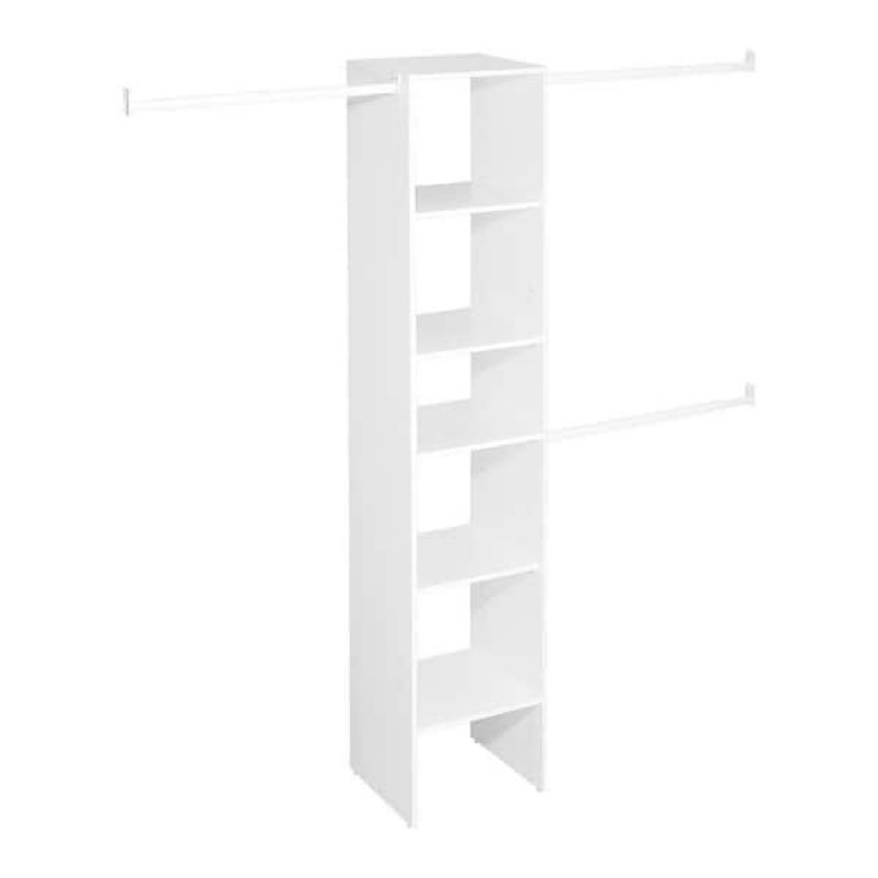 ClosetMaid Selectives 48 in. W - 112 in. W White Reach-In Tower Wall
