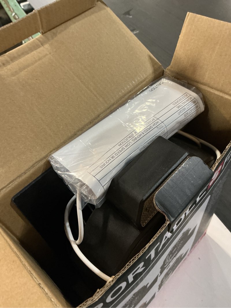 Condition photo showing Good Condition for 10400mah solar fan with led lantern, camping fan with 7w solar panel, rechargeable solar powered for outside, quiet battery operated tent for picnic, barbecue, fishing, travel