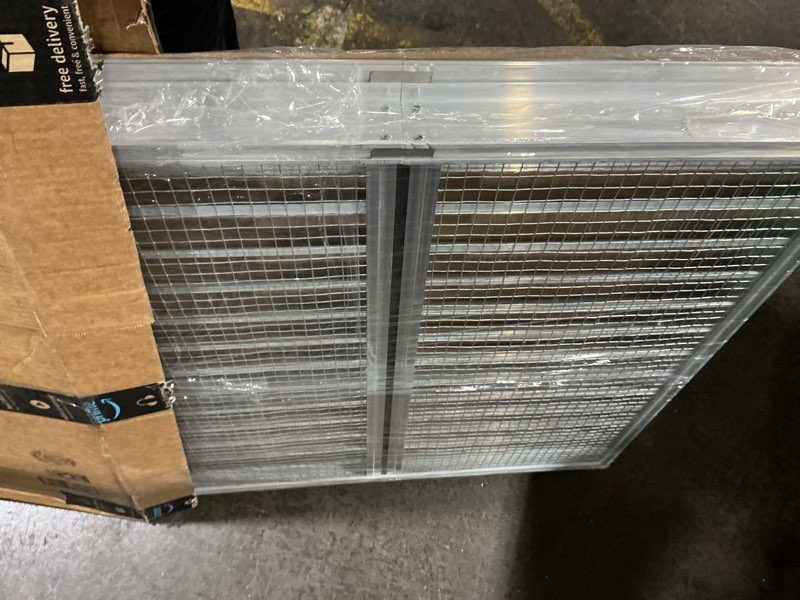 Condition photo showing Good Condition for HVAC Premium 28"W x 28"H Aluminum Exterior Gable Louver Vent for Walls & Crawlspace - Weather-Resist
