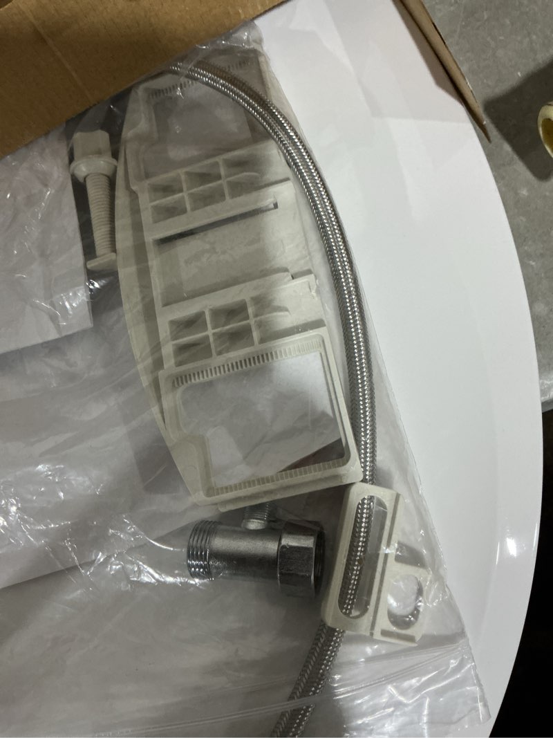 Condition photo showing Good Condition for brondell bidet toilet seat non-electric swash ecoseat, fits elongated toilets, white - dual nozzle system, ambient water temperature - bidet with easy installation