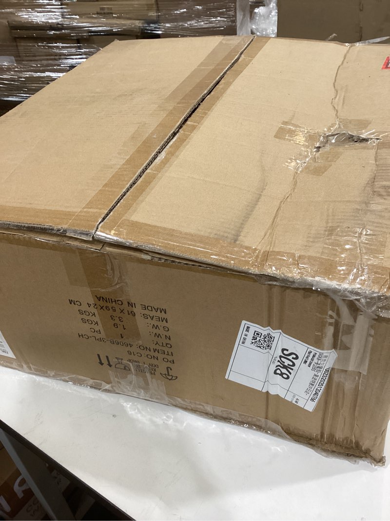 Condition photo showing Good Condition for MAYNA Modern Chandelier with Remote Control, 3-Color Dimmable LED Pendant Light Fixtures, Height Adjustable Kitchen Island Lighting for Dining Room Kitchen Entryway Living Room, Chrome 25.6 inch Chrome 25.6 inch - With Remote Control