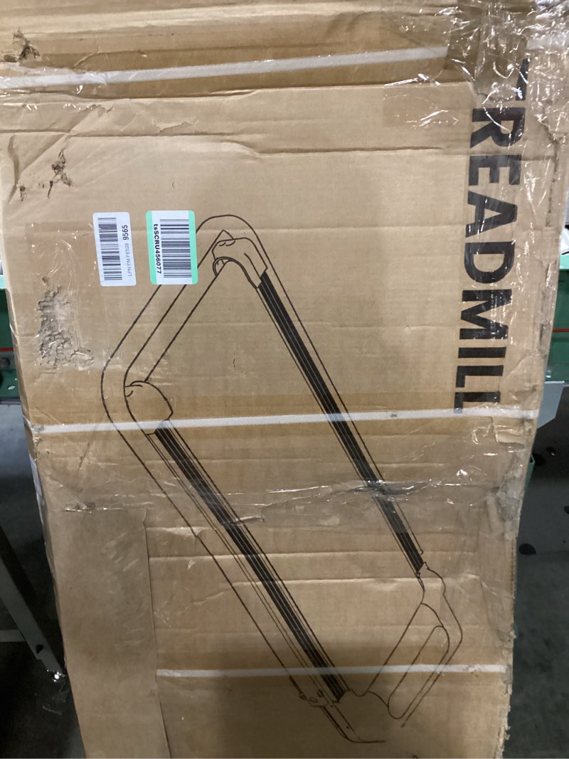 Condition photo showing New/Like New for Foldable Treadmill with 10% Incline Upgrade 3.5HP Low Noise Walking Pad Treadmill with Handle Bar Rayspace 4 in 1 Portable Under Desk Treadmills for Home/Office, 350Lbs Capacity, APP & Remote Control