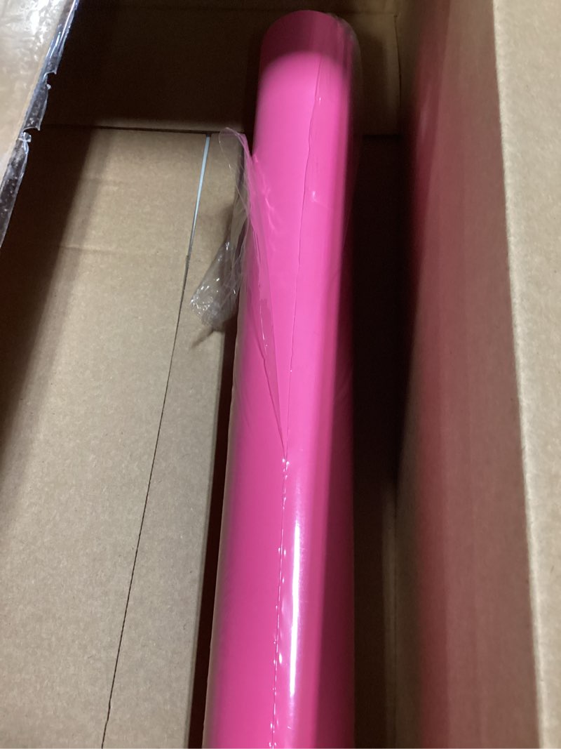 Condition photo showing As Is for perkhomy 36" x 1,440" (120') rose red kraft paper roll for craft bulletin board paper art table covering crafting gift wrapping bouquet packing parcel 80gsm 55lb (rose red, 36" x 120') rose red 36" width x 120' length