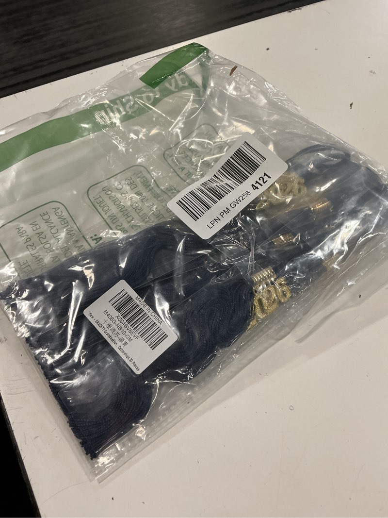 Condition photo showing Good Condition for navy blue graduation tassels 2026 bulk for grad cap and graduation ceremony accessory decoration,10 pieces navy blue 2026