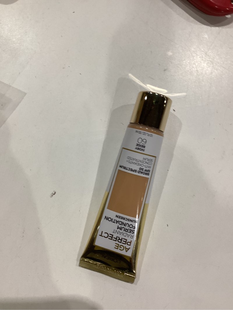 Condition photo showing Good Condition for l’oréal paris age perfect radiant serum foundation with spf 50, ivory beige, 1 ounce