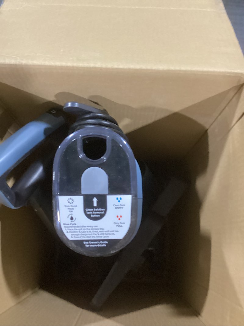 Condition photo showing As Is for Shark HydroVac MessMaster Wet Dry Corded Vacuum Cleaner, 3-in-1 Multi-Surface Vacuum Mop & Self-Cleaning System, Lightweight, Powerful Suction, for Hard Floors & Area Rugs, Navy, WD161