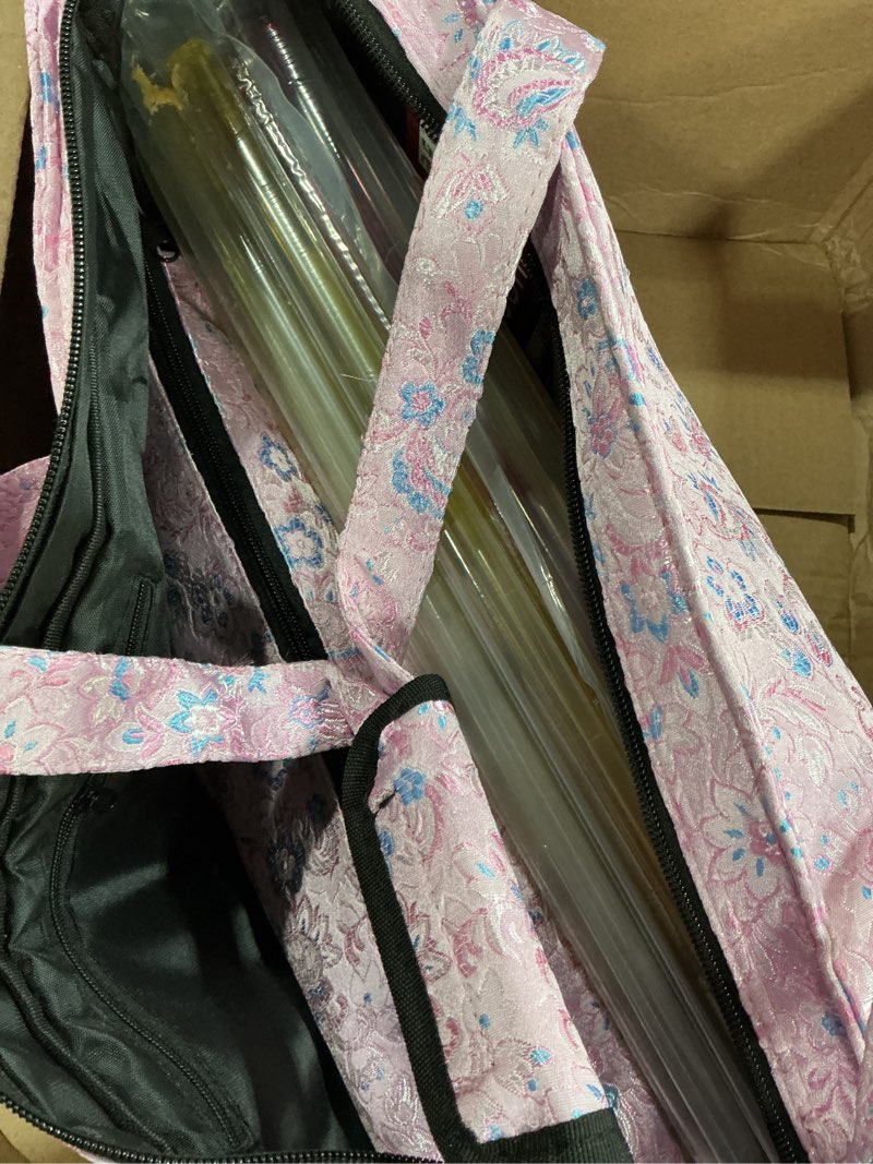 Condition photo showing New/Like New for American Mahjong Game Set, 166 Pink Tiles, Pink Bag and Entire Accessories, 4 All-in-One Rack/Pushers, Mahjong Tiles Set