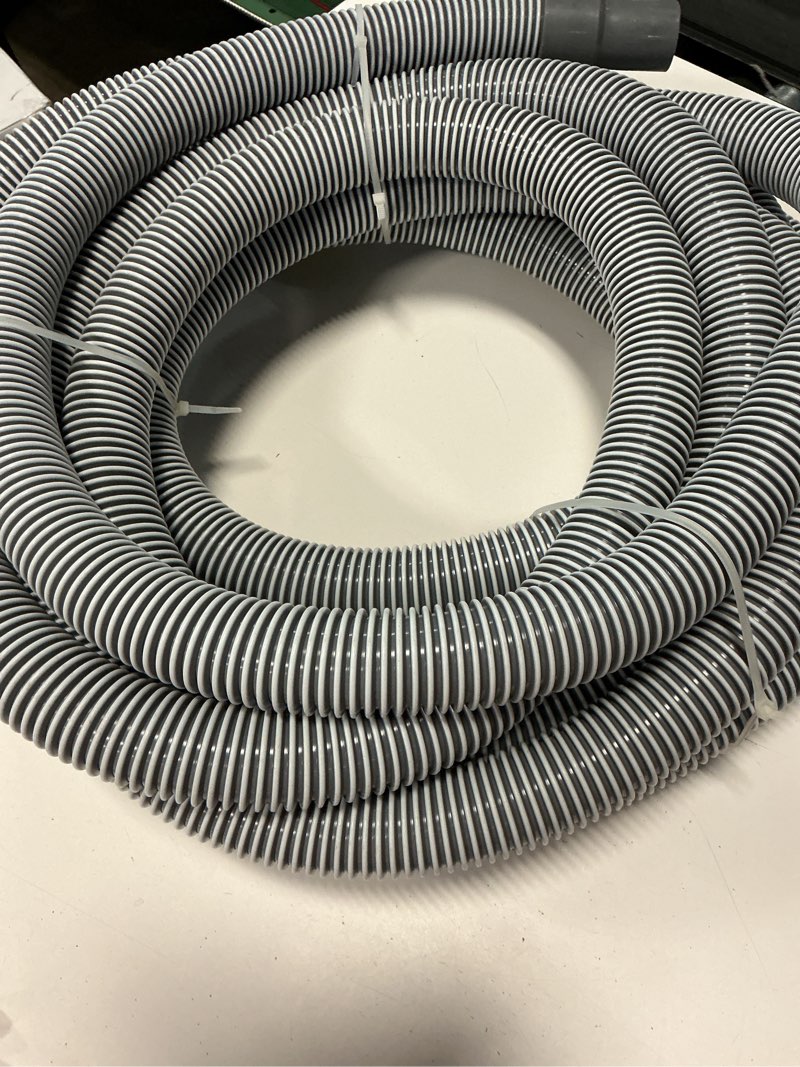 Condition photo showing Good Condition for ground pool vacuum hose, portable crush resistant flexible ,with swivel cuff