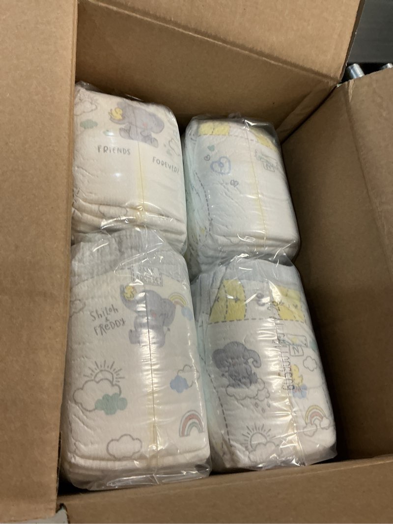 Condition photo showing New/Like New for pampers swaddlers diapers, size 0 (up to 10 lbs), 140 count, absorbent, keeps baby dry and comfortable, skin safe disposable baby diaper (packaging may vary) newborn 140