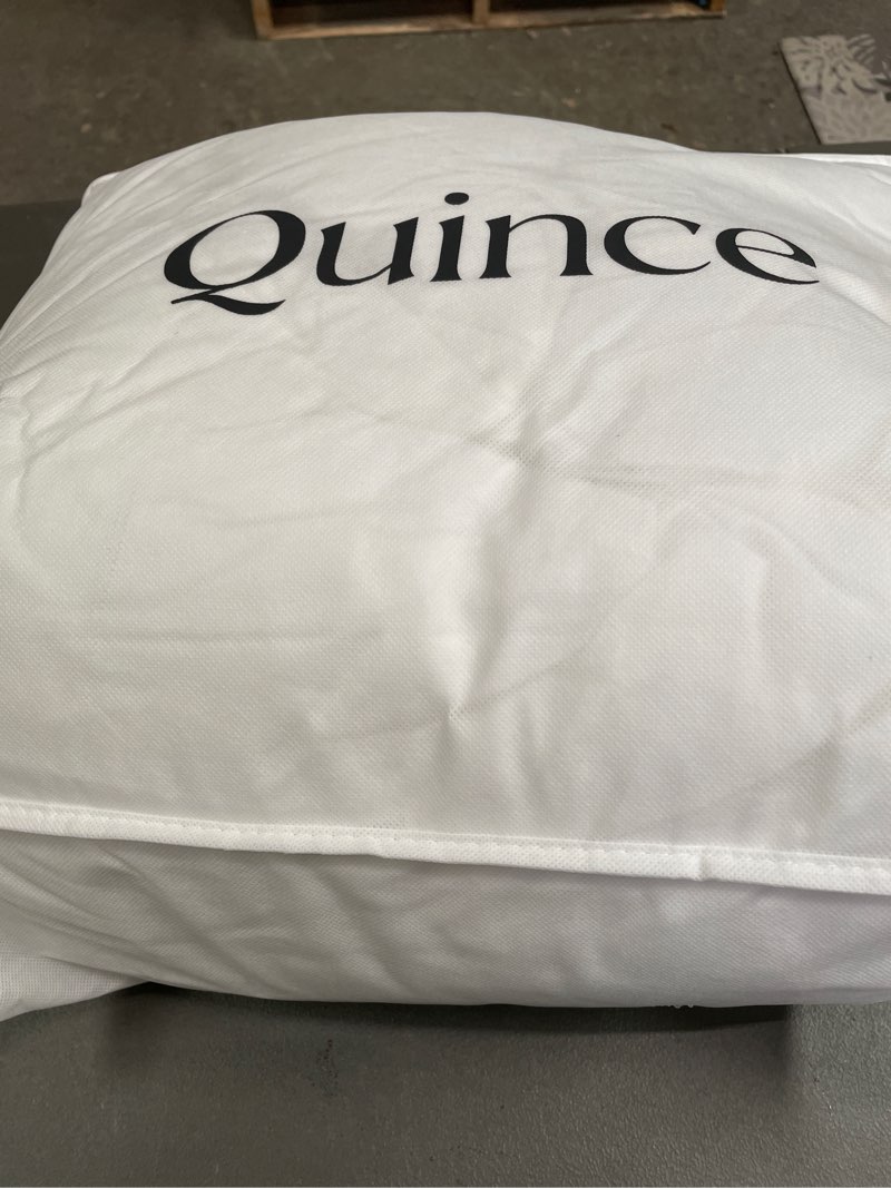 Condition photo showing New/Like New for all-season premium down alternative comforter, king/cal king, white