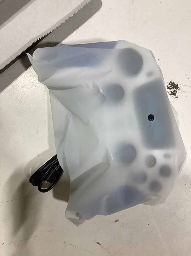 Condition photo showing As Is for rgb wireless controller for ps5,with hall-effect joysticks/dual vibration/ turbo & macro ,programmable,3.5mm audio jack, 6-axis motion control gamepad with speaker, ps5 pro/ios/android/pc/mac/steam deck blue
