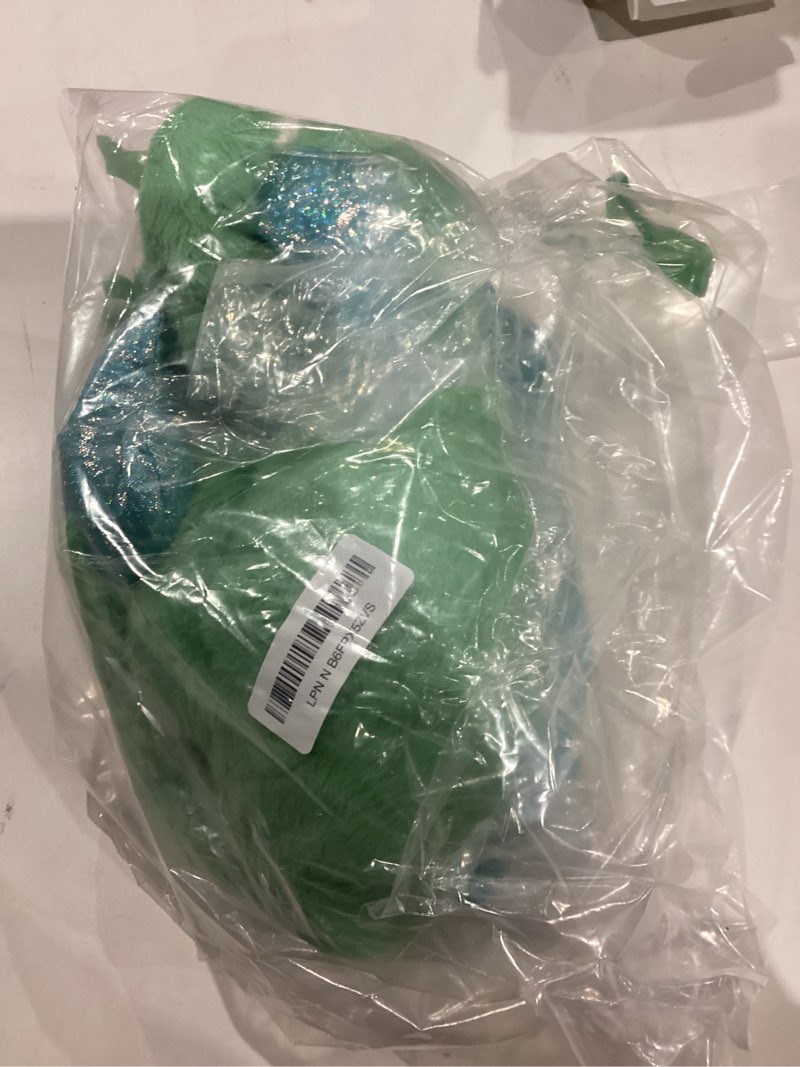 Condition photo showing Good Condition for Pterosaur Stuffed Animal with Wings - Cute Soft Dinosaurs Plush Toys Little Flying Dragon Plushies Pillow Doll Christmas Birthday Gifts for Kids Boys Girls (Green,35.43inch/90cm) Green 35.43inch/90cm