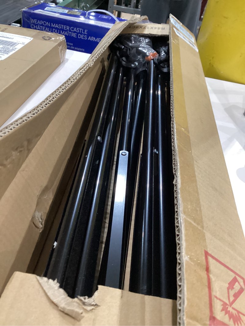 Condition photo showing As Is for Photo Backdrop Stand, 8.5 x 10 ft Back Drop Adjustable Stands, Photography Background Support System Kit with Carry Bag, Clips and Clamps for Photo Video Studio, Parties, Wedding 8.5×10ft