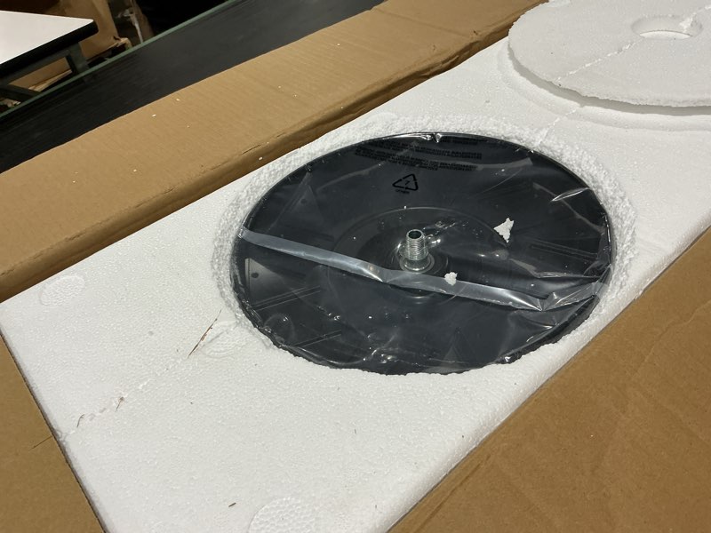 Condition photo showing Good Condition for zmishibo 96" large industrial ceiling fans no light with aluminum 8 blades, commercial hvls ceiling fan without light,quiet dc motor,6 speeds, indoor outdoor ceiling fan for patio, garage shop,black black 96 inch