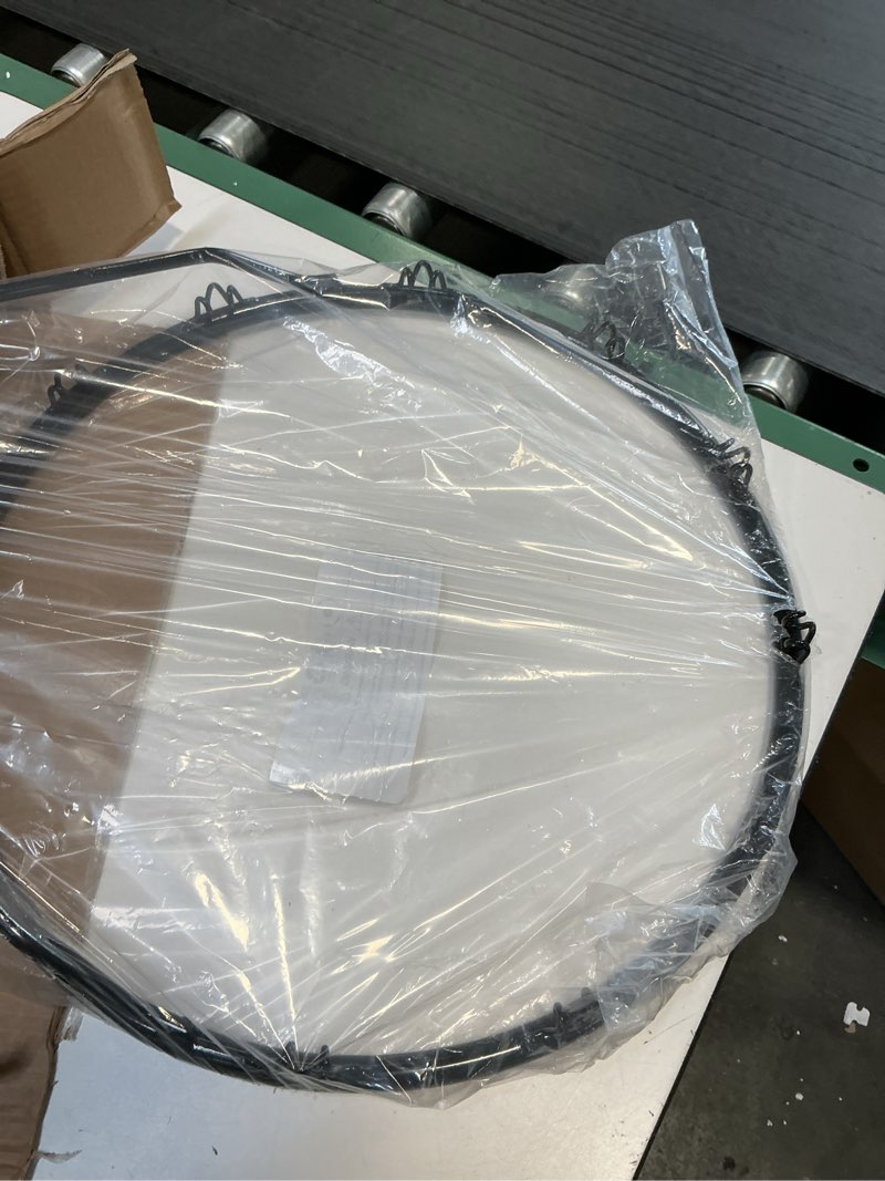 Condition photo showing As Is for Dripex Solid Basketball Rim 18" Replacement Breakaway Wall Mounted Outdoor Heavy Duty Solid Steel 18 Inch Rim Double Spring with All Weather Net