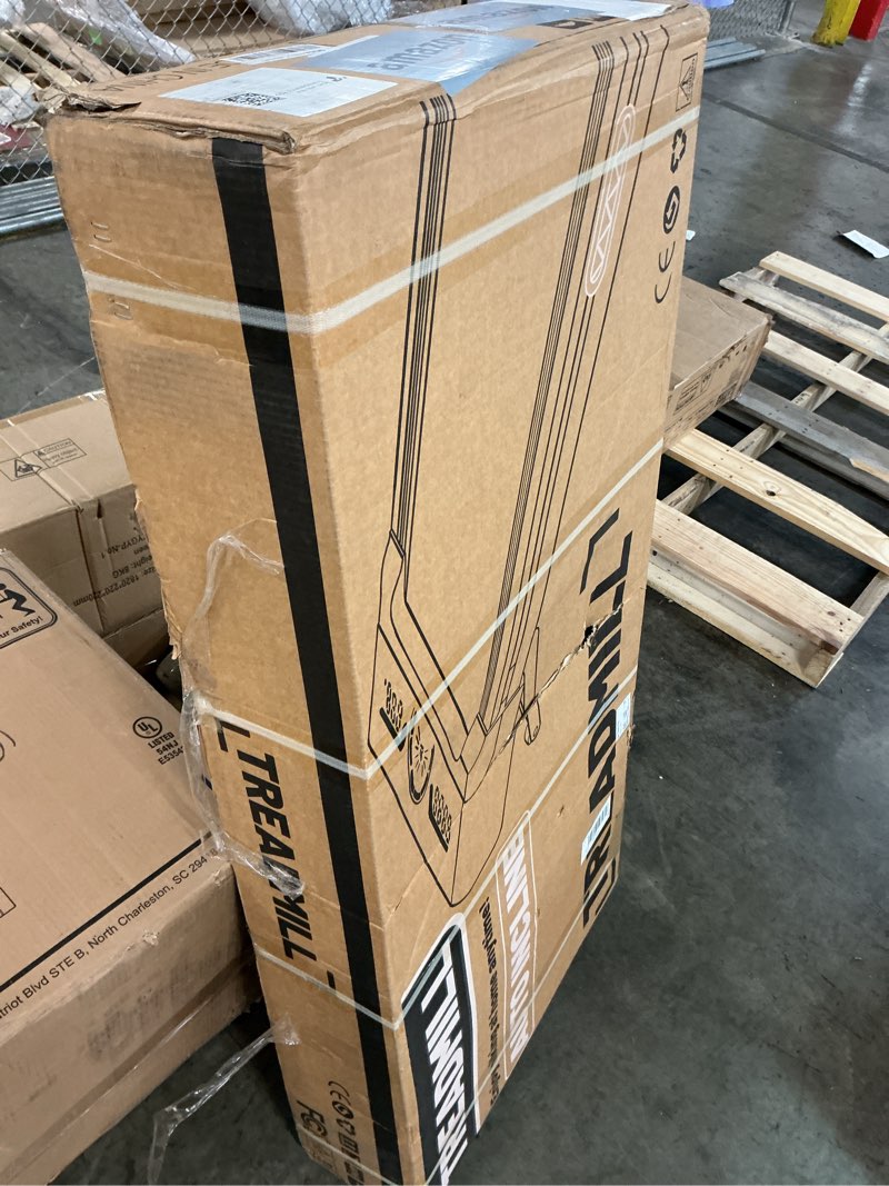 Condition photo showing New/Like New for Walking Pad Treadmill with 12% 9-Level Auto Incline, 450 lbs Capacity RGB LED Screen, Bluetooth Speaker Under Desk Treadmill, Compact Treadmills for Home Hiking