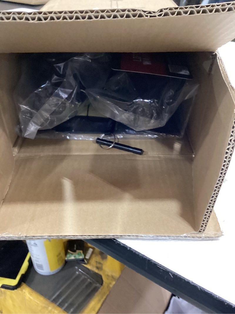 Condition photo showing As Is for Pyle Adjustable Speaker Stand Pair – Dual Studio Monitor Tripod with Metal Base, Anti-Slip Speaker Pads, Height Adjustment from 34” to 53” – Ideal for Home, Studio, and DJ Use, 90 lbs Weight Capacity