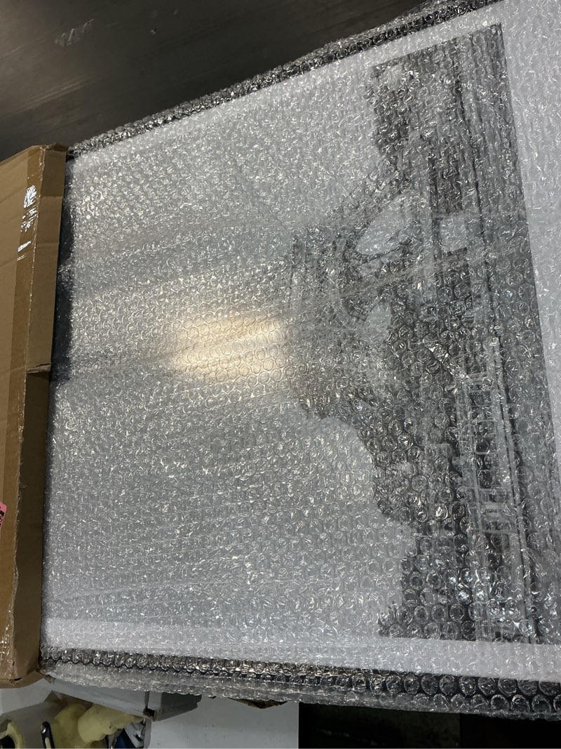 Condition photo showing As Is for upsimples 18x24 picture frame, display pictures 16x20 with mat or 18 x 24 without, wall hanging poster frames, black, 1 pack black 18x24