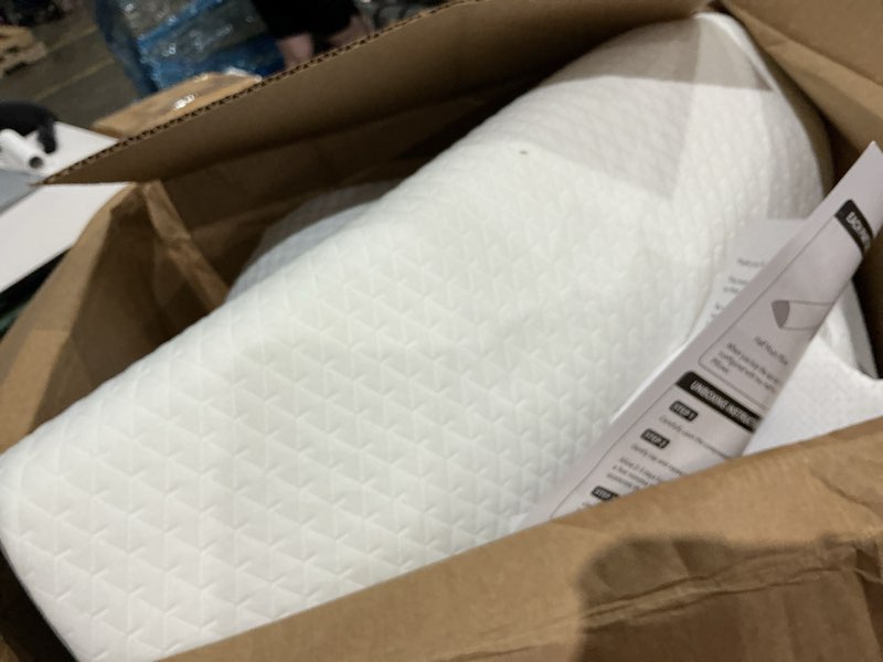 Condition photo showing As Is for 4-piece support wedge pillow set with high density foam by sweet home collection