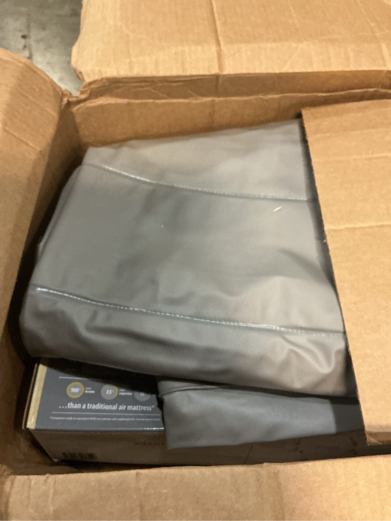 Condition photo showing As Is for intex 64103e dura-beam standard single-high air mattress: fiber-tech - queen size - 10in bed height - 600lb weight capacity - pump sold separately