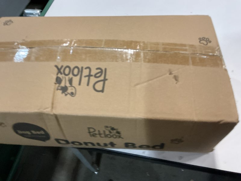 Condition photo showing New/Like New for Donut Dog Bed - Premium Comfort for Anxiety Relief - Fluffy & Calming Design with Ultra-Plush Support | Cozy Round Dog Bed with Super Soft Circle Style (Size M Camel)