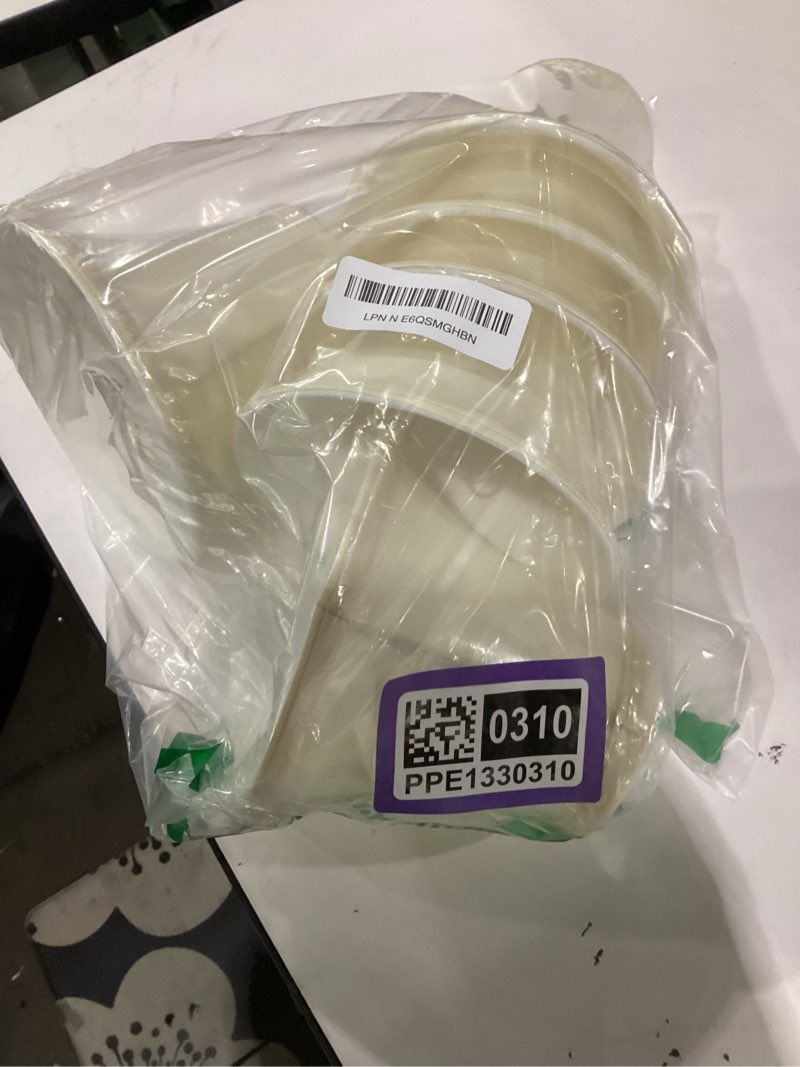 Condition photo showing Good Condition for wellmet chandelier shades, only for candelabra bulbs, clip-on fitter lamp shades, 3" x 6" x 5", 6 pcs set cream white bell-3x6x5 inches