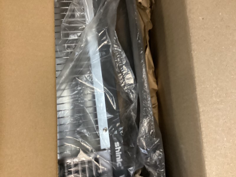 Condition photo showing Good Condition for Shinic 2 Packs Electric Garage Heaters, 1500W/750W Ceiling Mounted Heater Radiant Heaters with Halogen Light, 90 Degree Rotation, 5 Mode Settings, Space Heater for Garage, Shop, Large Room and Patio