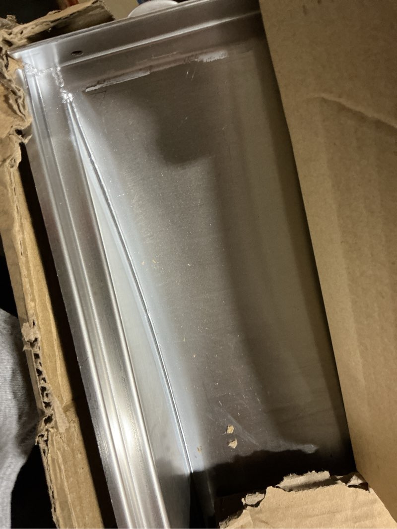 Condition photo showing Good Condition for s521 stainless steel heat plate, drip pan?trough firebox replacement for charbroil 463250211, 463250212, 463251413, 466251413, t-36d gas grill 17-1/4" x 17-1/2" 17.25 x 17.5 x 3 inch