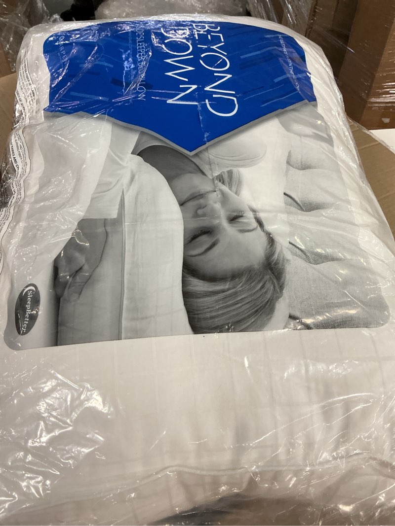 Condition photo showing As Is for Beyond Down Gel Fiber Side Sleeper Pillow, Standard