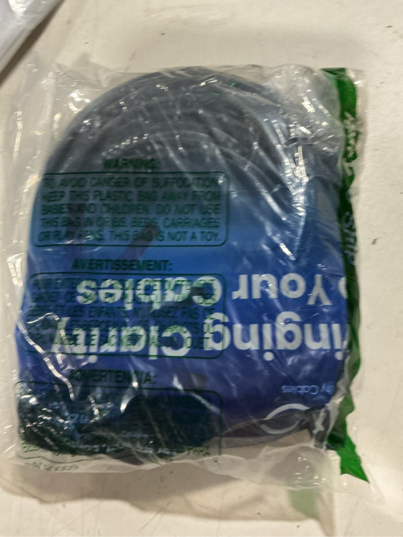 Condition photo showing Good Condition for ultra clarity cables cat 6 ethernet cable 100 ft, outdoor&indoor 10gbps ethernet cable, high speed cat6 cable rj45 lan internet cable for computer, router, modem, ps4/5, xbox, gaming - black 100ft cat6 black