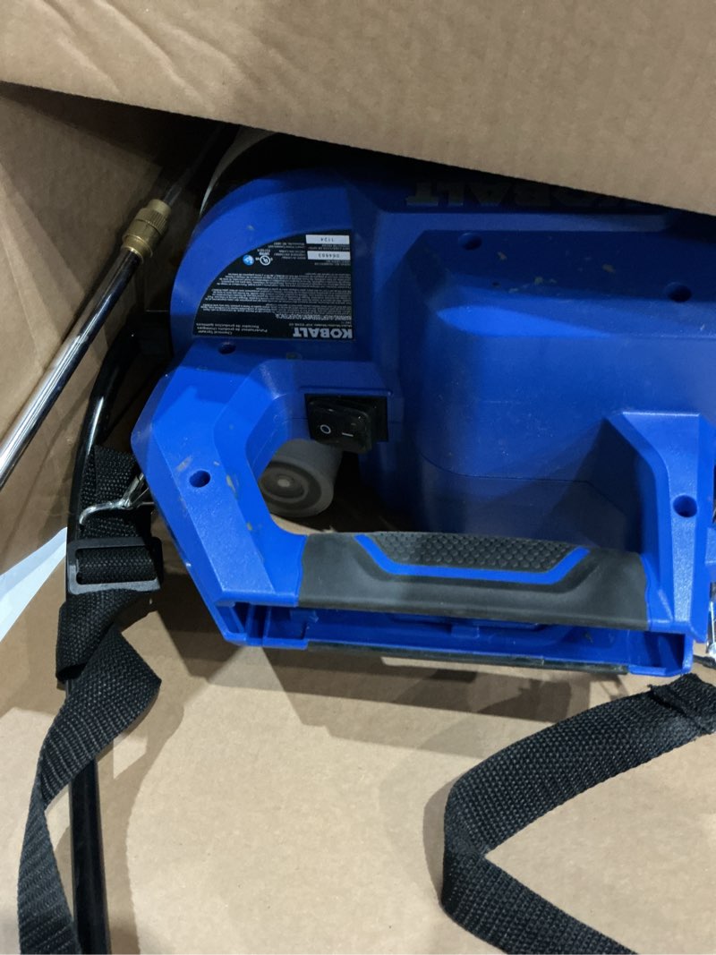 kobalt 2.11-gallon 24-volt battery operated plastic handheld sprayer