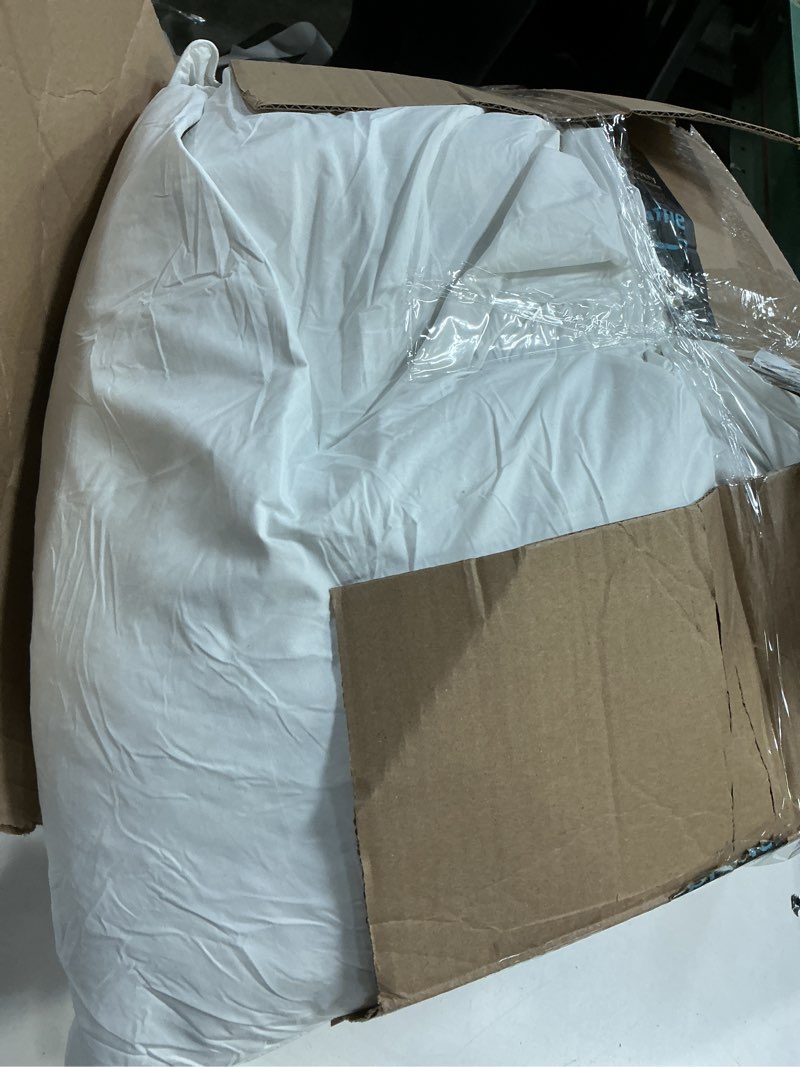 Condition photo showing As Is for MIULEE 26x26 Euro Pillow Inserts, Pack of 2 Down Feather Premium Throw Pillows with Cotton Fabric for Bed Couch Living Room Sofa 2 26x26 Inch (Pack of 2)