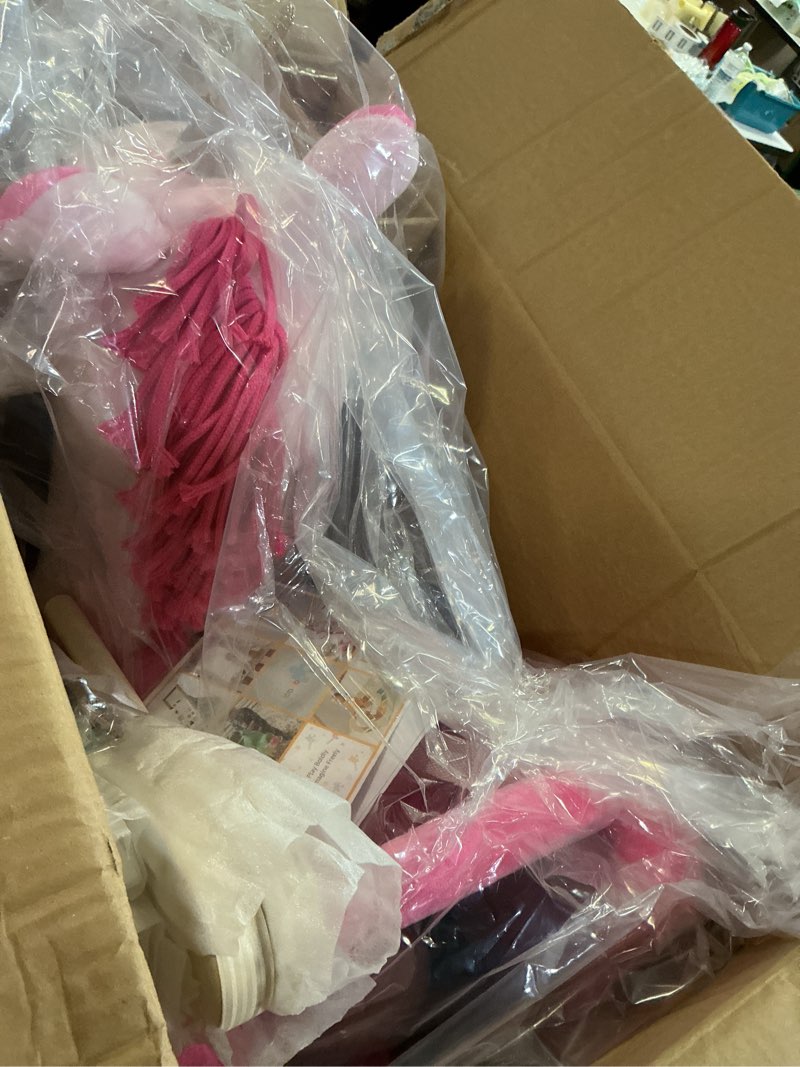 Condition photo showing Good Condition for labebe - Baby Rocking Horse, Ride Unicorn, Kid Ride On Toy for 6 Month-3 Year Old, Infant (Boy Girl) Plush Animal Rocker, Toddler/Child Stuffed Ride Toy (Pink)