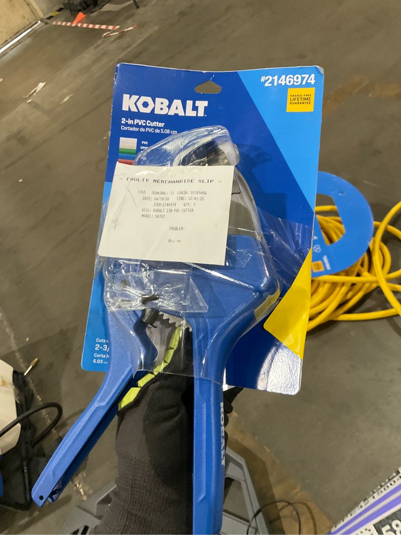 Kobalt 2-in PVC cutter