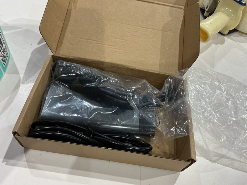 Condition photo showing As Is for 200w ac charger compatible with hp zbook 15 15v 17 g3 g4 g5 g6 power/fury/create/firefly g7 g8 g9 g10 g11 zbook studio x360 g3 g4 g5 g6 g7 g8 g9 g10 g11 zhan 99 elitebook 1050 laptop