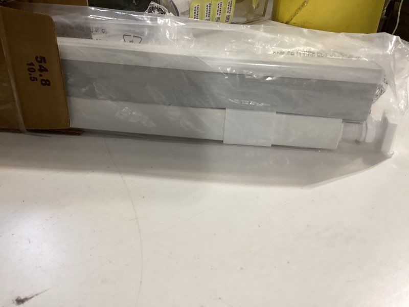 Condition photo showing Good Condition for lazblinds cordless cellular shades, no tools no drill blackout honeycomb shades pleated blinds for windows, 22'' w x 48'' h, silver white blackout-silver white 22'' w x 48'' h