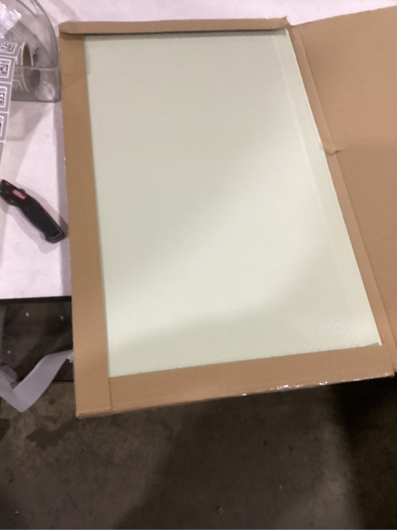 Condition photo showing Good Condition for ophanie kitchen mats for floor, 3/4 inch thick kitchen rugs, 20''x32'' anti fatigue standing cushioned mat, waterproof,comfort ergonomic mat for office, home, sink, sage green non-slip bottom sage green 32"l x 20"w x 0.8"th