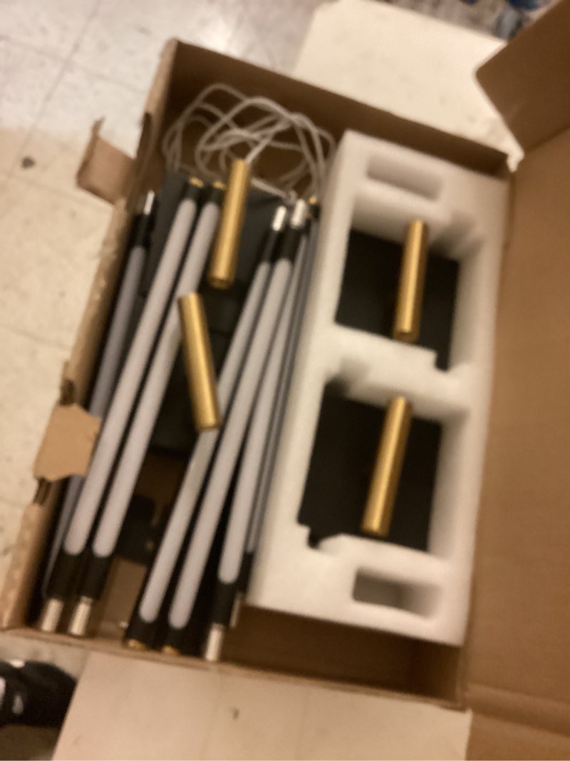 Condition photo showing As Is for rechargeable wall light