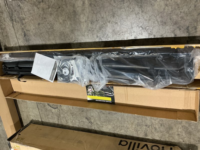 Condition photo showing Good Condition for lyon cover hard tri-fold truck bed cover compatible with toyota tundra tonneau cover w/o trail edition | fits models with & without utili-track system hard tri-fold (we don’t know size)